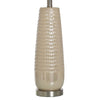 Gloss Dimple Ceramic Table Lamp - Cream