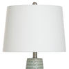Gloss Dimple Ceramic Table Lamp - Sage