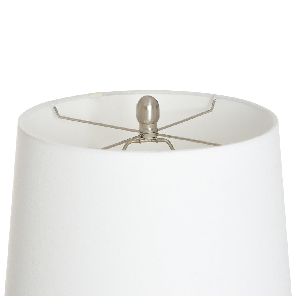 Gloss Dimple Ceramic Table Lamp - Sage