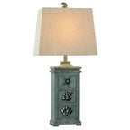 Coastal Shells Table Lamp with Nightlight