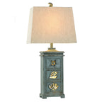 Coastal Shells Table Lamp with Nightlight