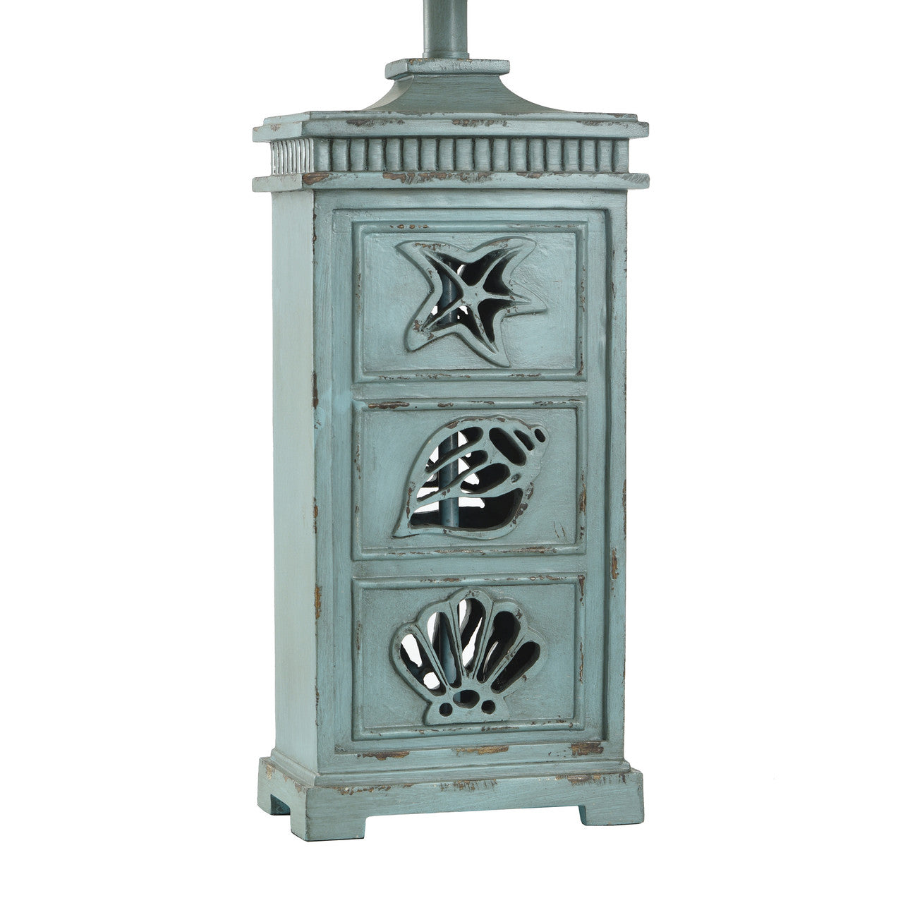 Coastal Shells Table Lamp with Nightlight