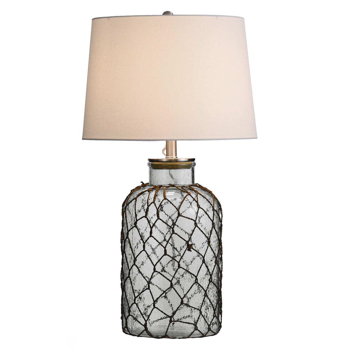Clear Sea Glass Table Lamp - CLEARANCE