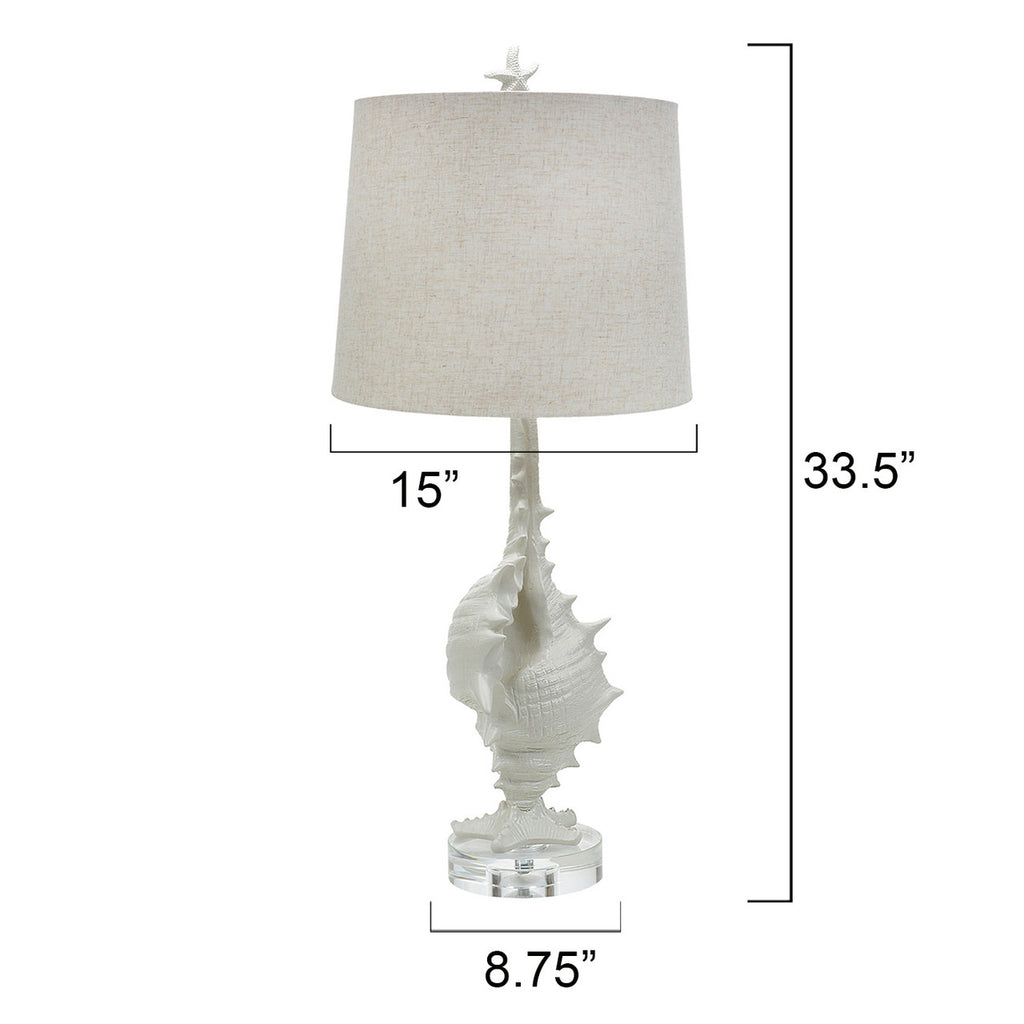 Conch Shell Table Lamp - OVERSTOCK