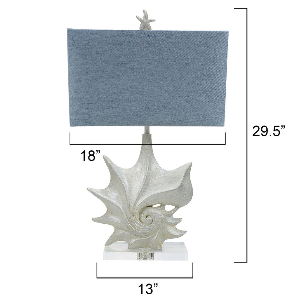 Swirling Seashell Table Lamp
