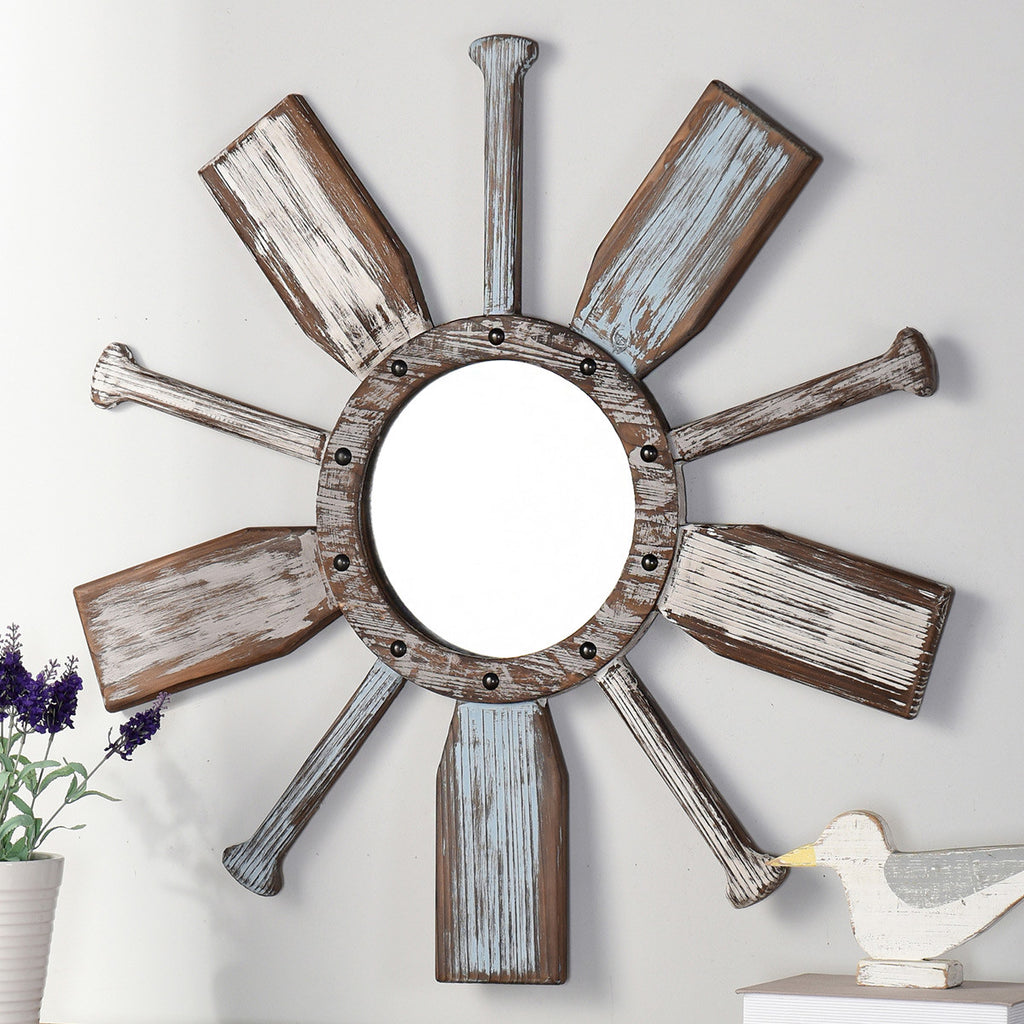 Nautical Paddle Wall Mirror
