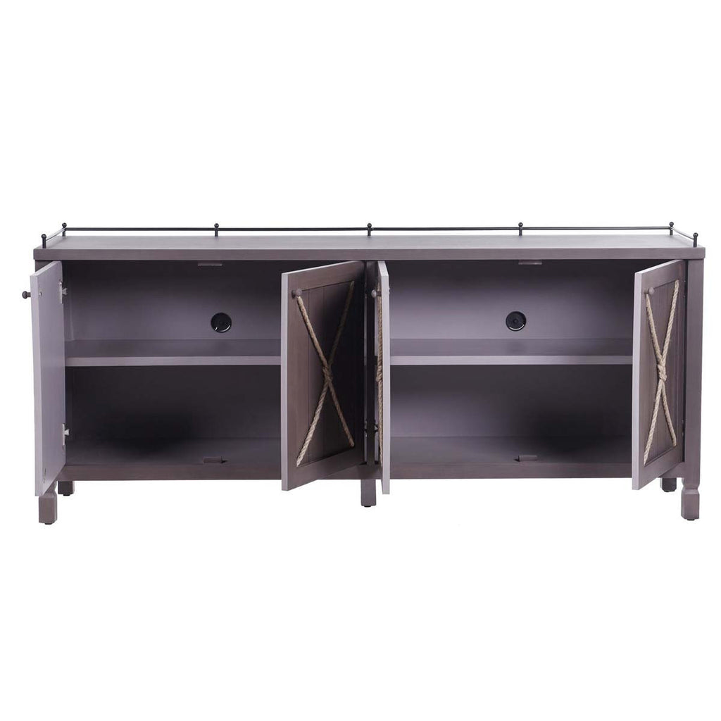 Knotted Rope Four Paneled Sideboard