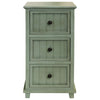 Lewiston 3 Drawer Side Table