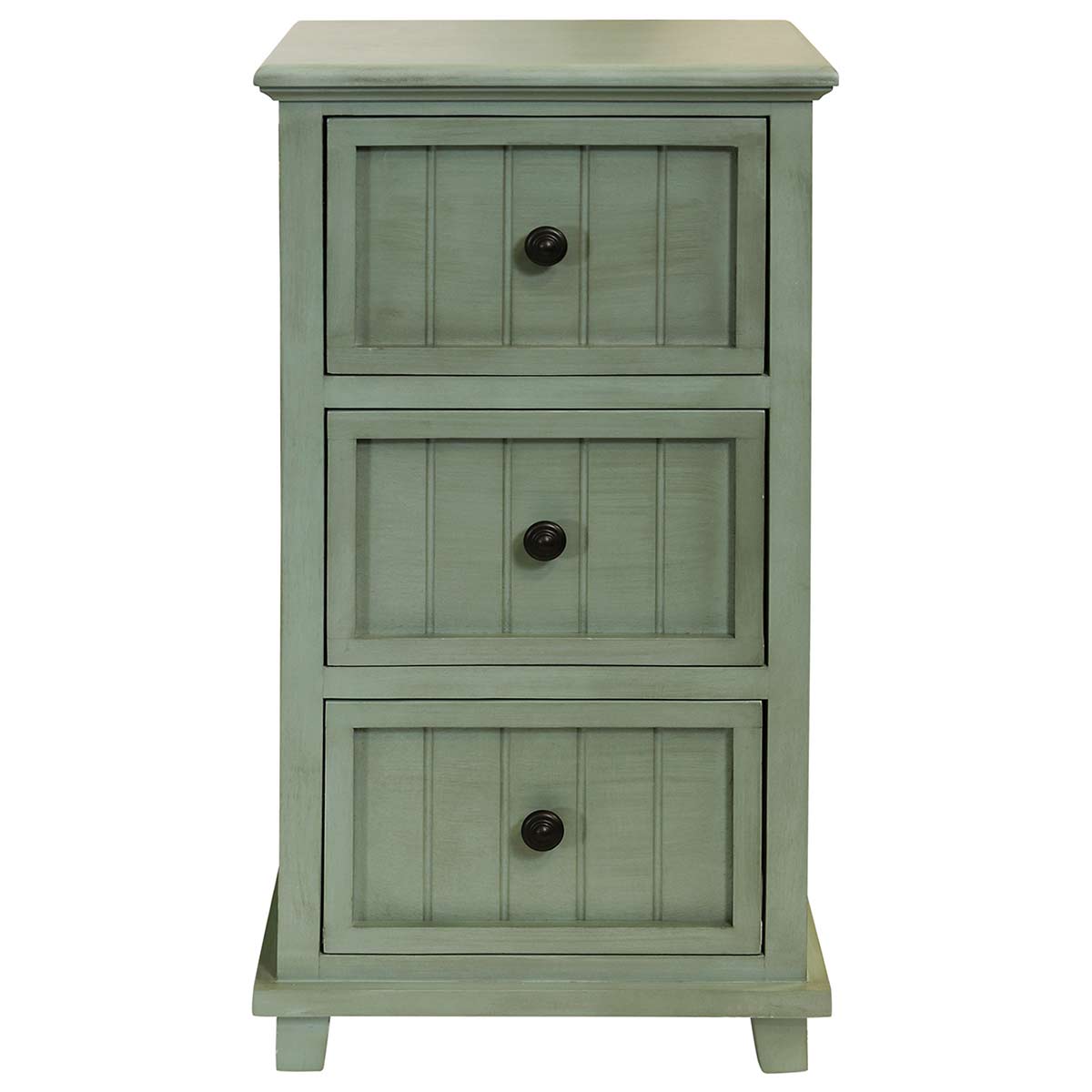 Lewiston 3 Drawer Side Table