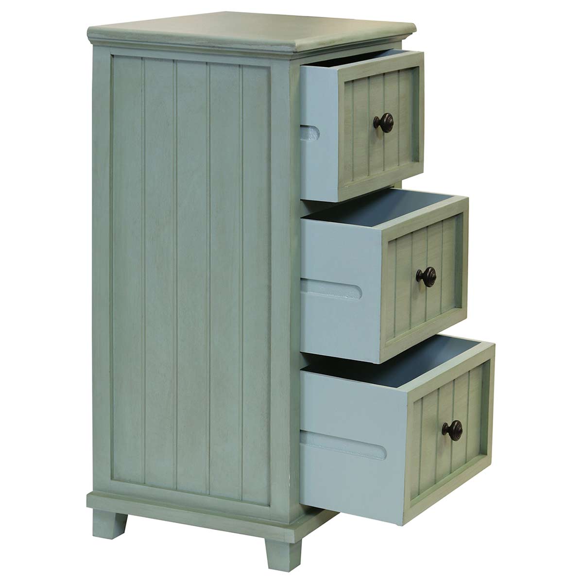 Lewiston 3 Drawer Side Table