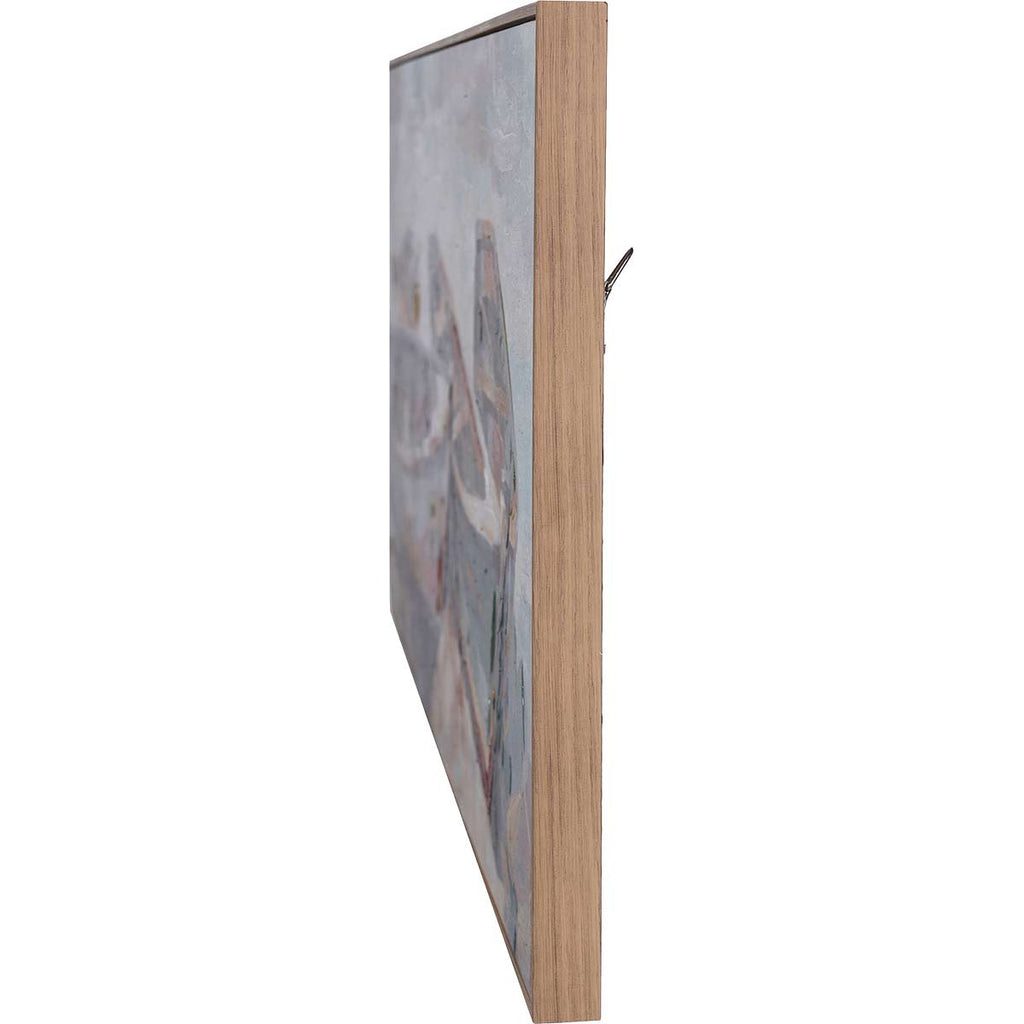 Dockside Boats Framed Canvas - OUT OF STOCK UNTIL 08/13/2026