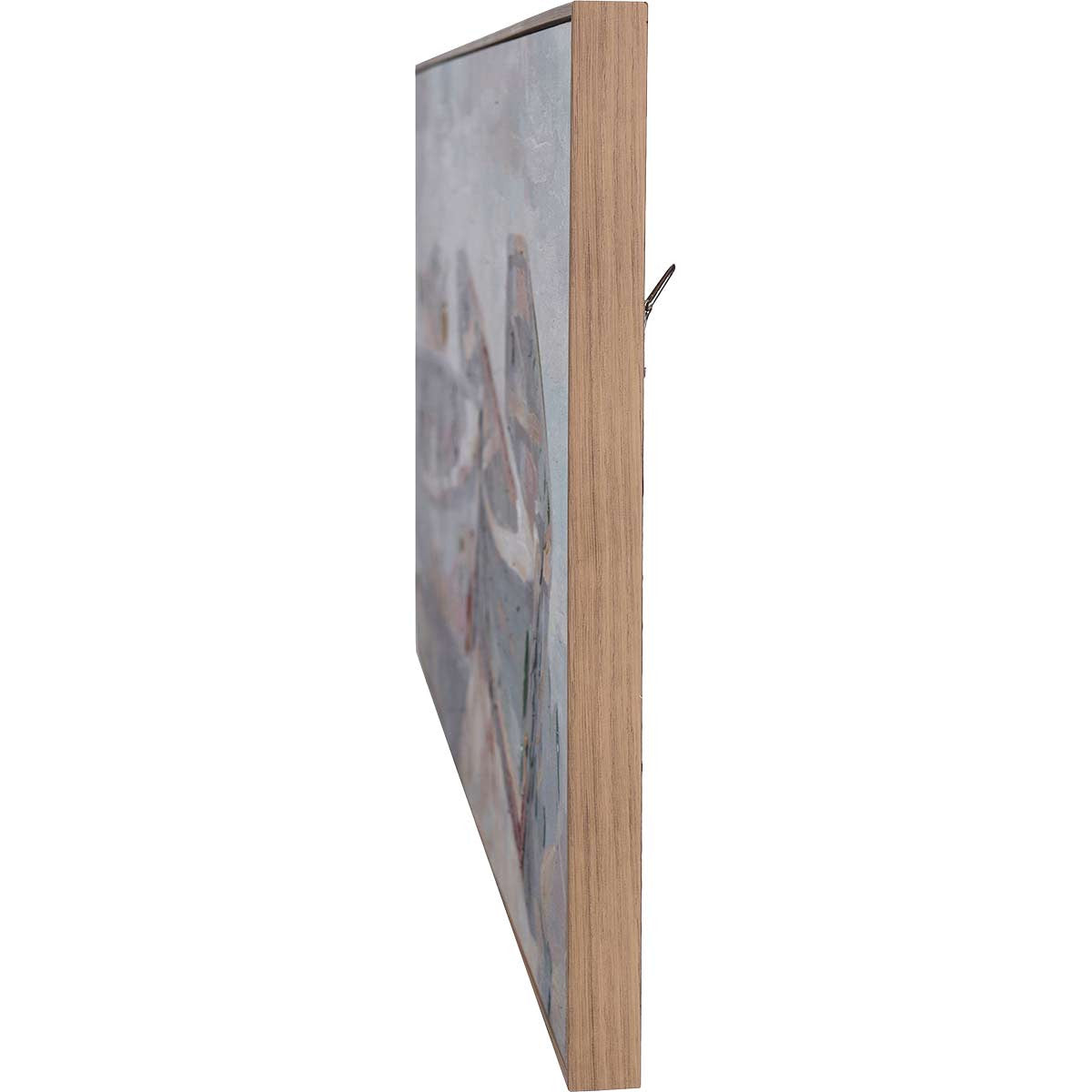 Dockside Boats Framed Canvas - OUT OF STOCK UNTIL 08/13/2026