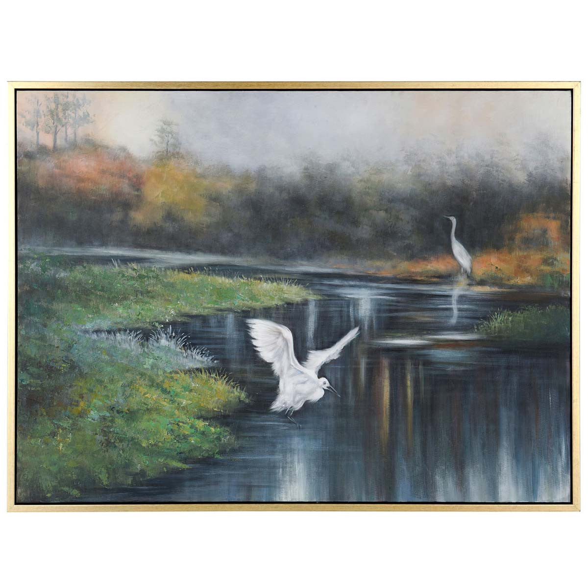 Creek Herons Wall Art