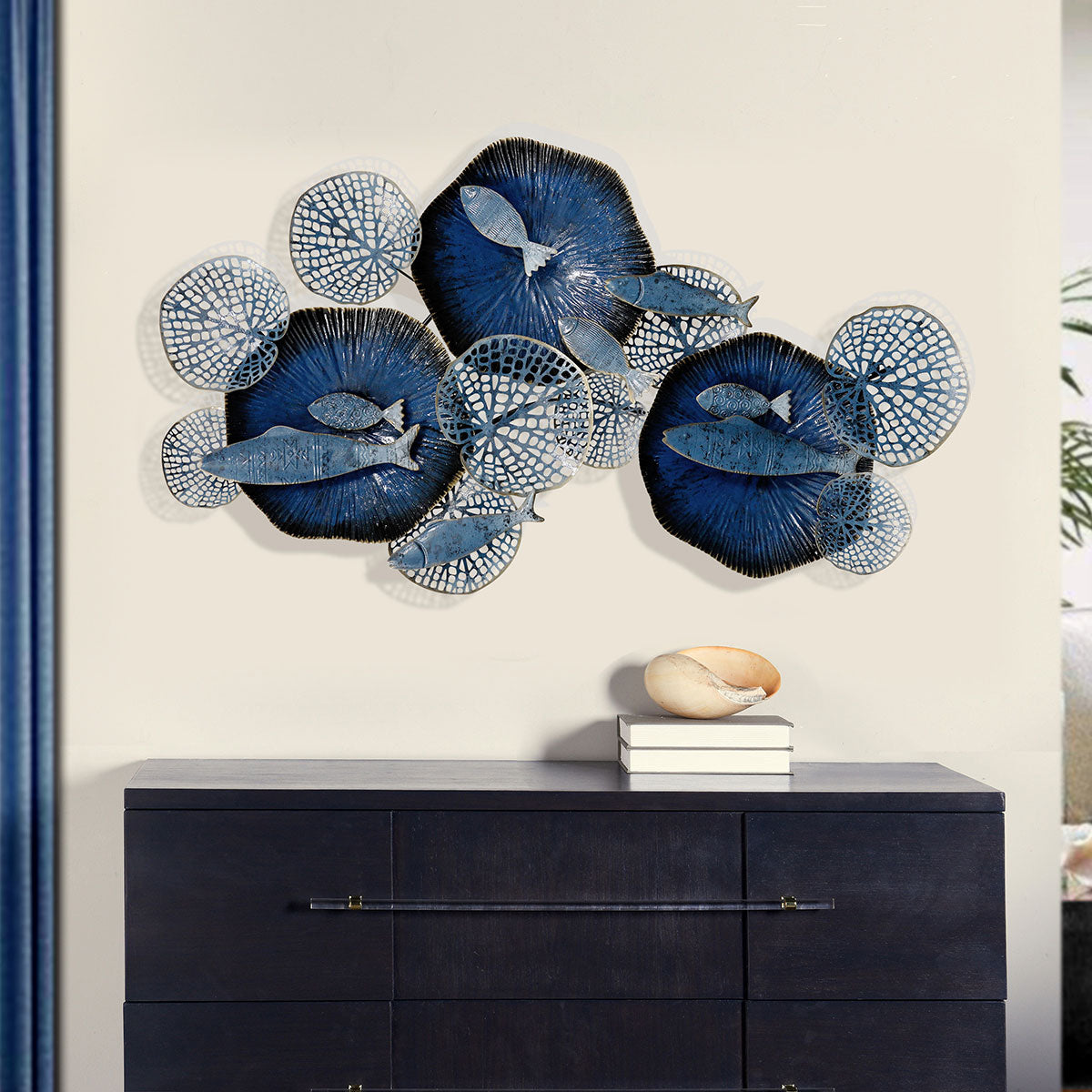 Nubian Lilies Metal Wall Art