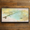Dad's Catch Personalized Wall Art
