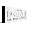 Family Lake House Personalized Wall Art
