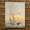 Sailboat Sunset Personalized Wall Art