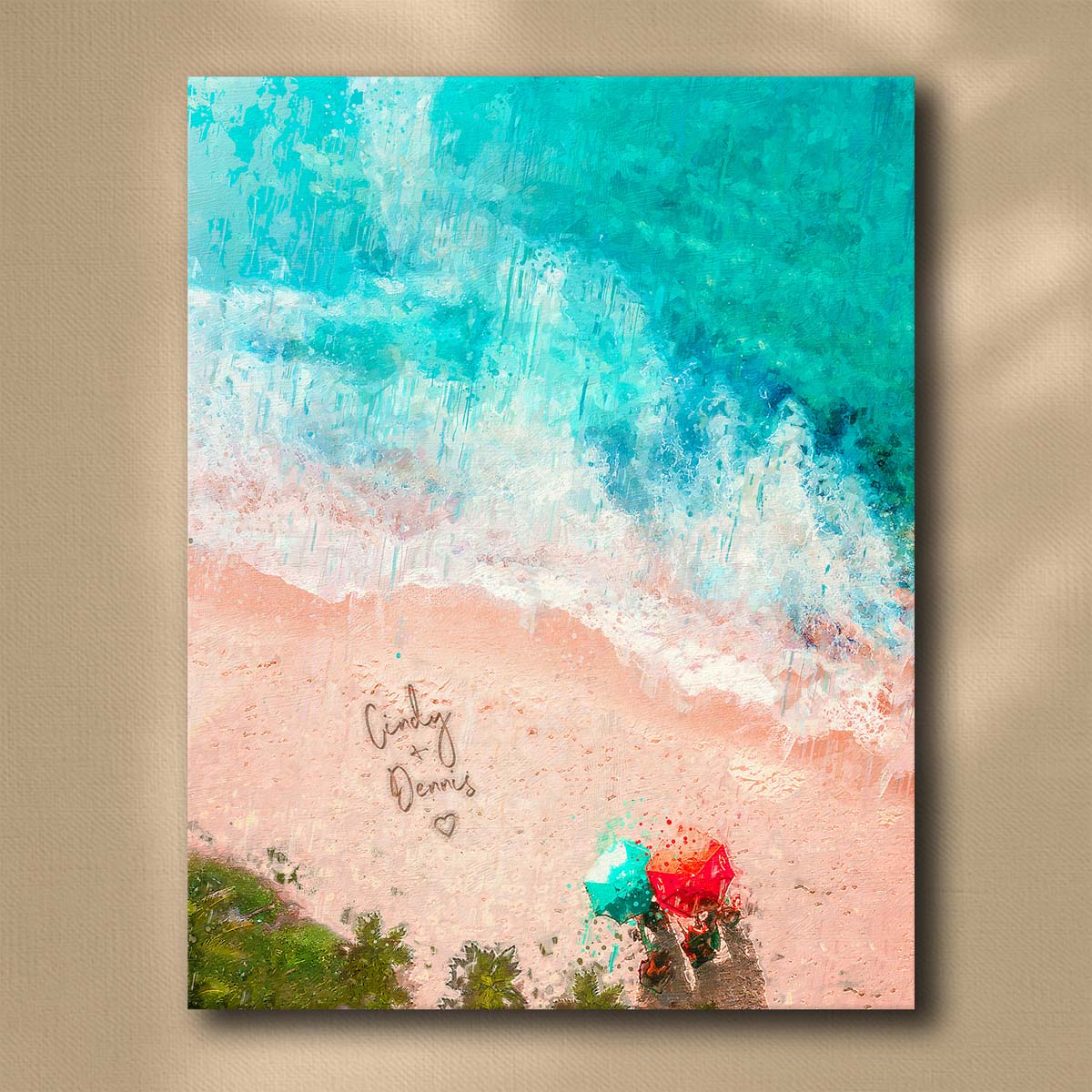 Beach Shores Personalized Wall Art