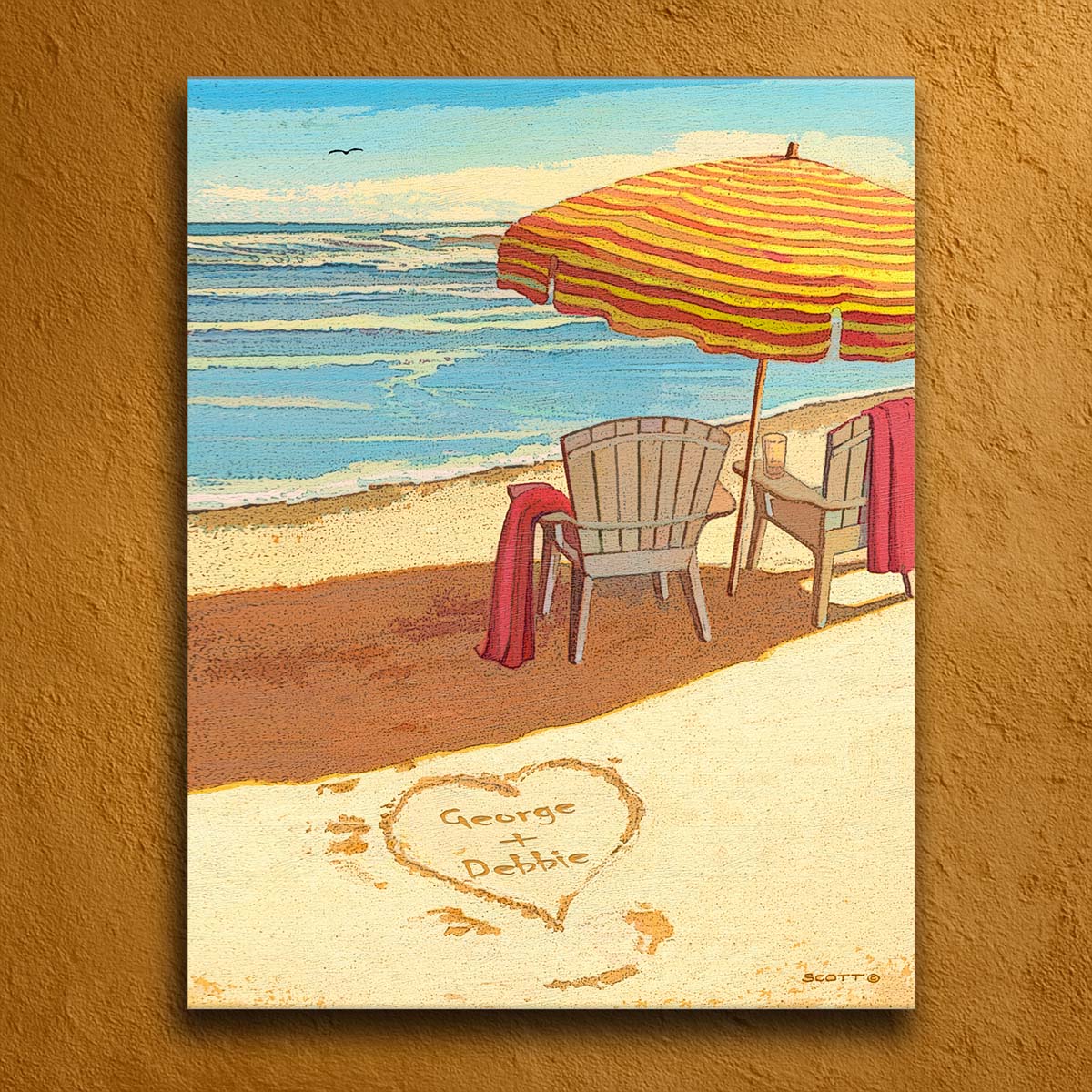 Dreamland Beach Personalized Wall Art