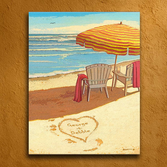Dreamland Beach Personalized Wall Art