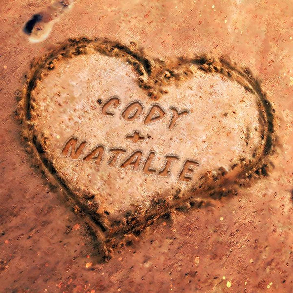 Seashore Love Personalized Stretched Canvas - Large