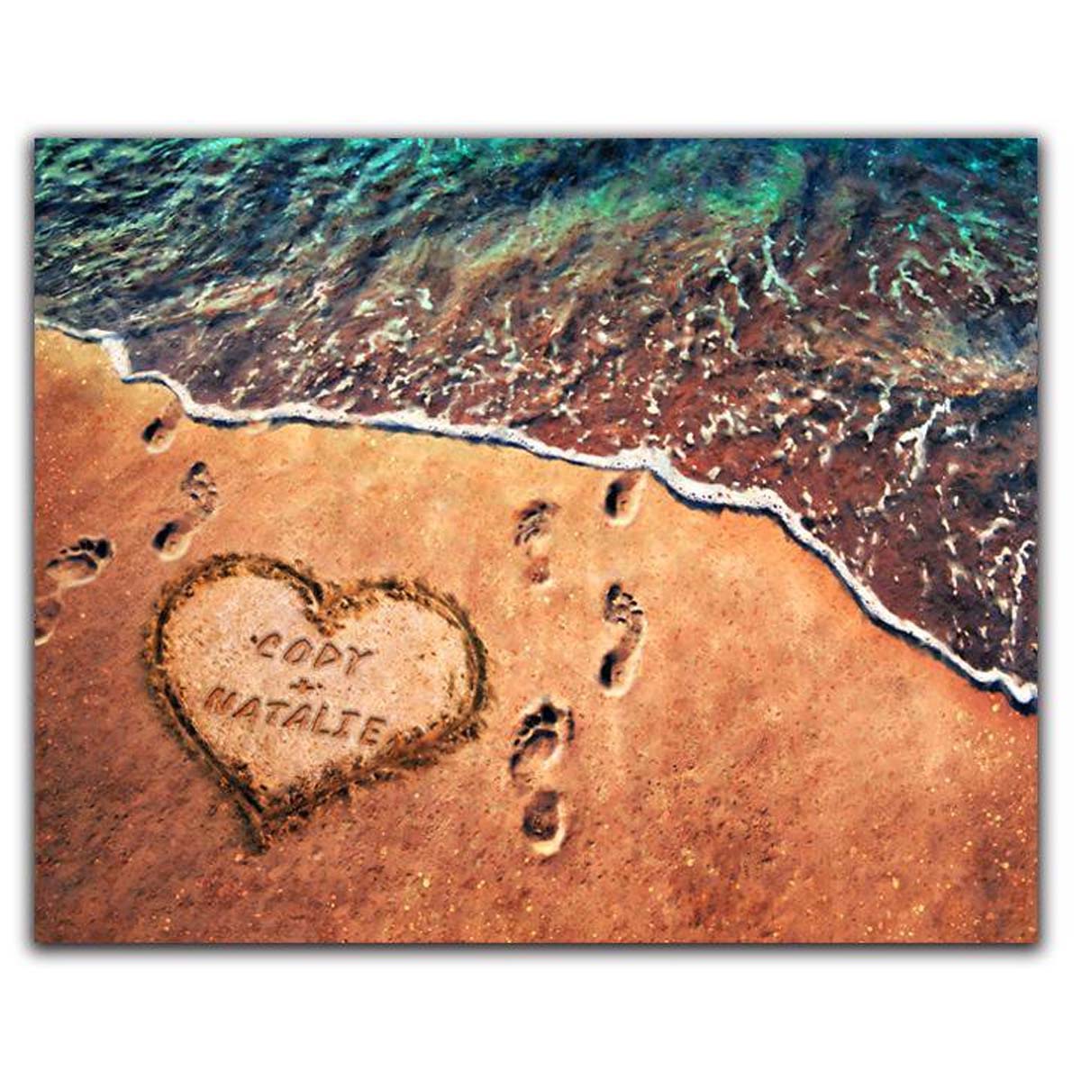 Seashore Love Personalized Wall Art