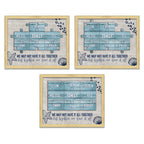Seaside Puzzle Personalized Framed Canvas - Large