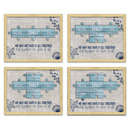 Seaside Puzzle Personalized Framed Canvas - Large