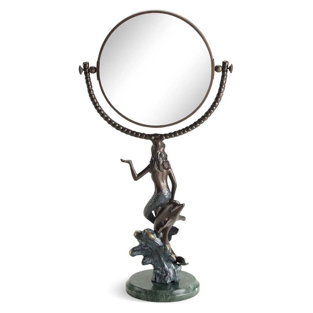Mystic Mermaid & Dolphin Mirror