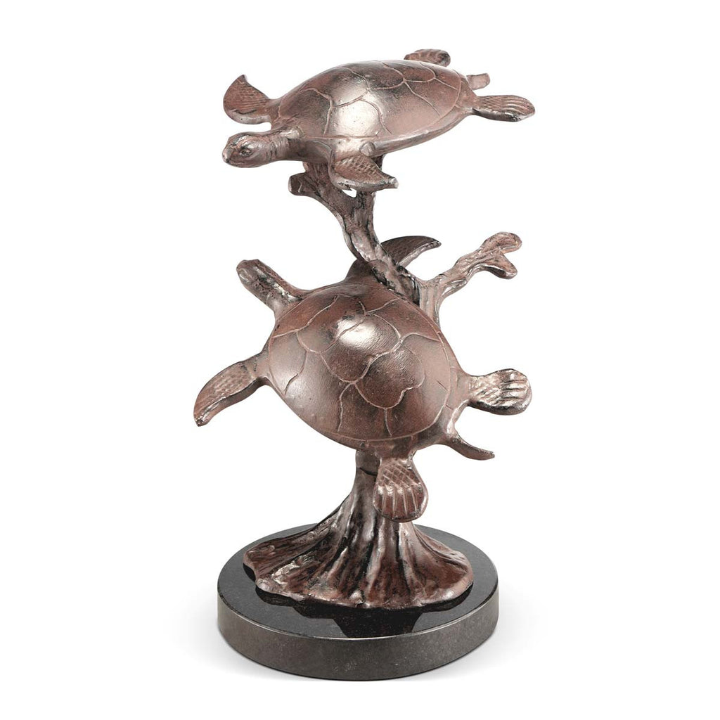 Dancing Fish Statue Aquatic Dance Sculpture | Bella Coastal Decor