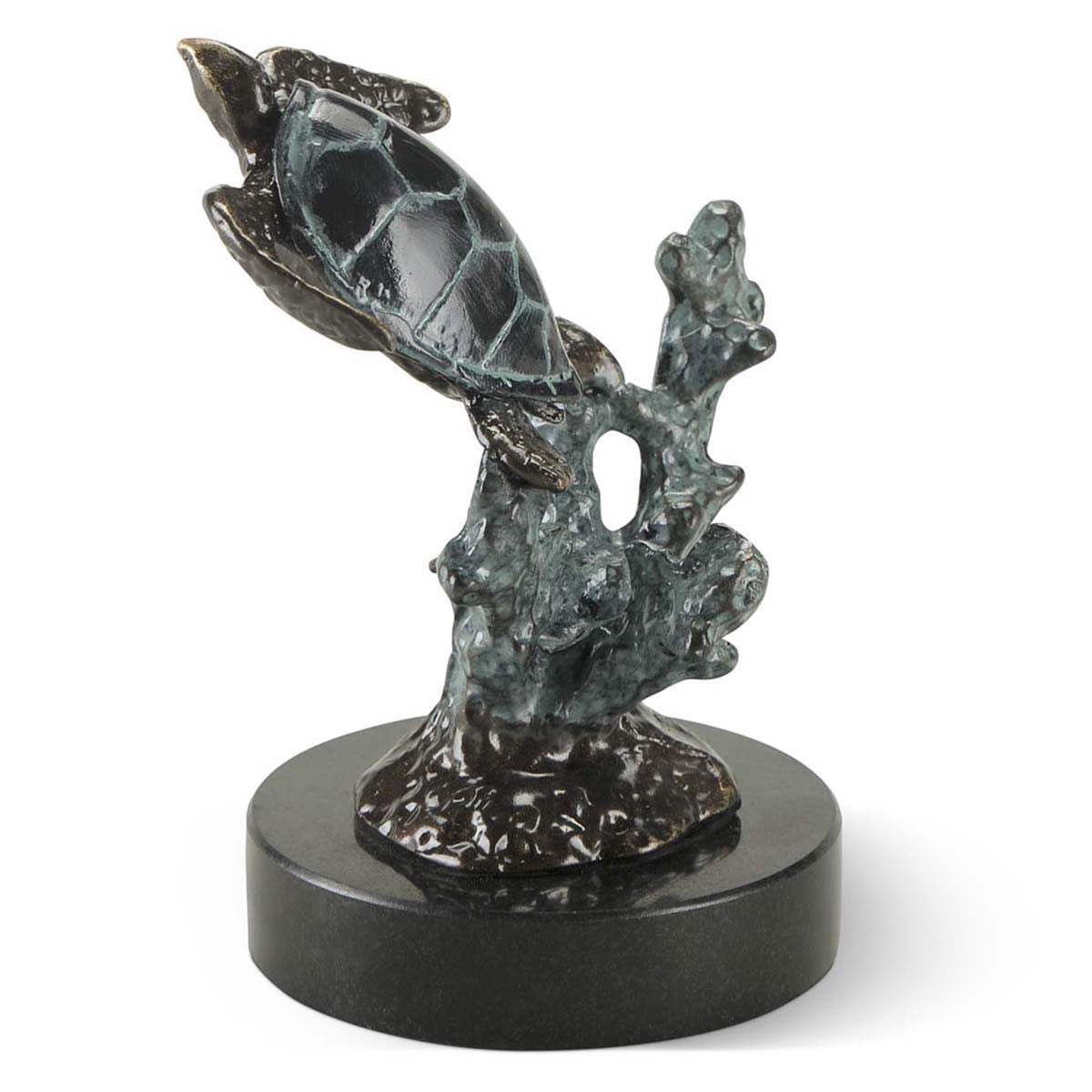 Swimming Sea Turtle Sculpture