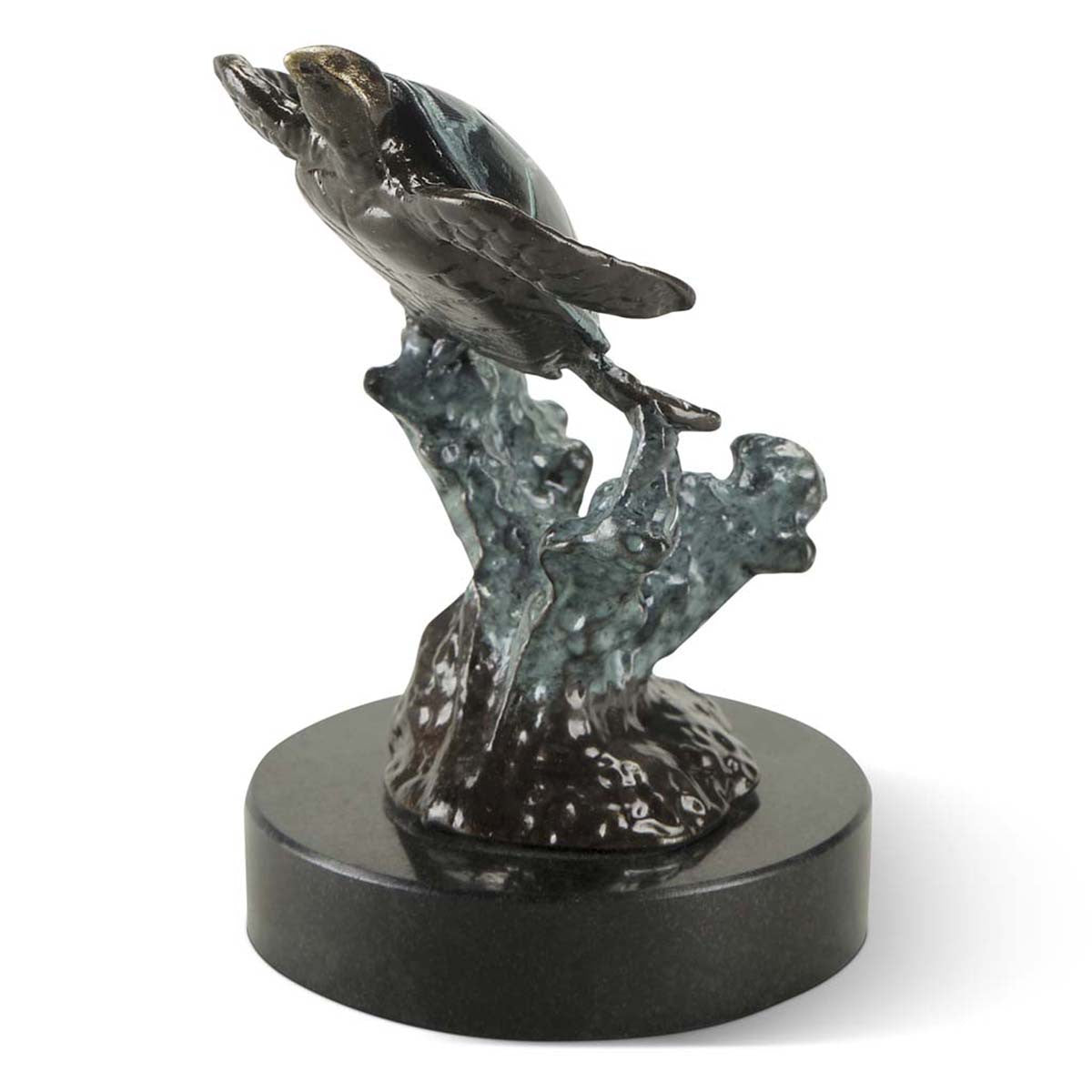 Swimming Sea Turtle Sculpture