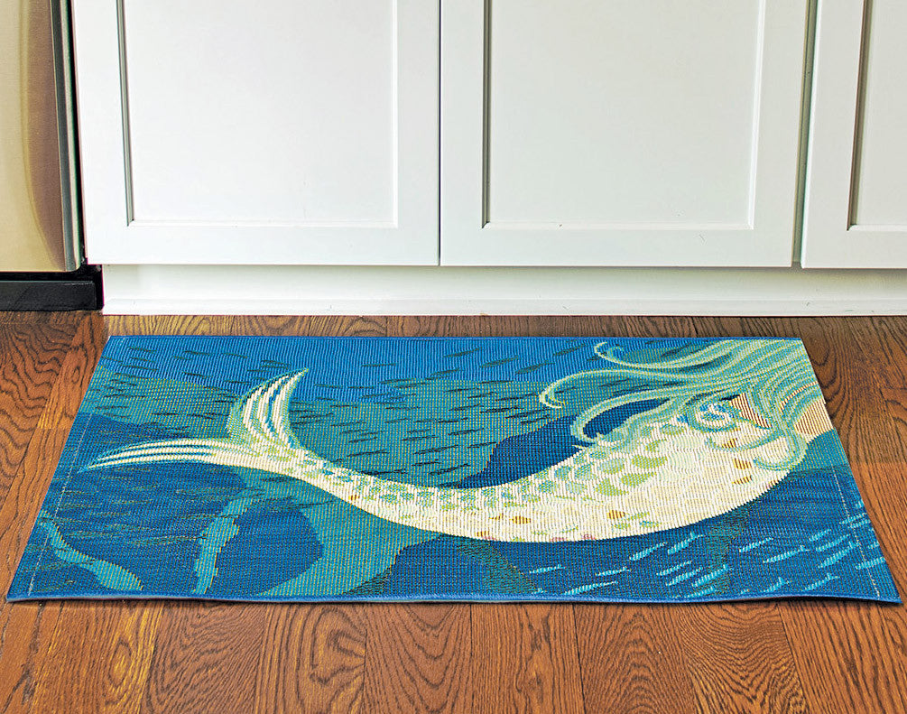Mermaid Swirl Scatter Rugs