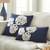 Sand Dollar Navy Pillow - 20 x 20