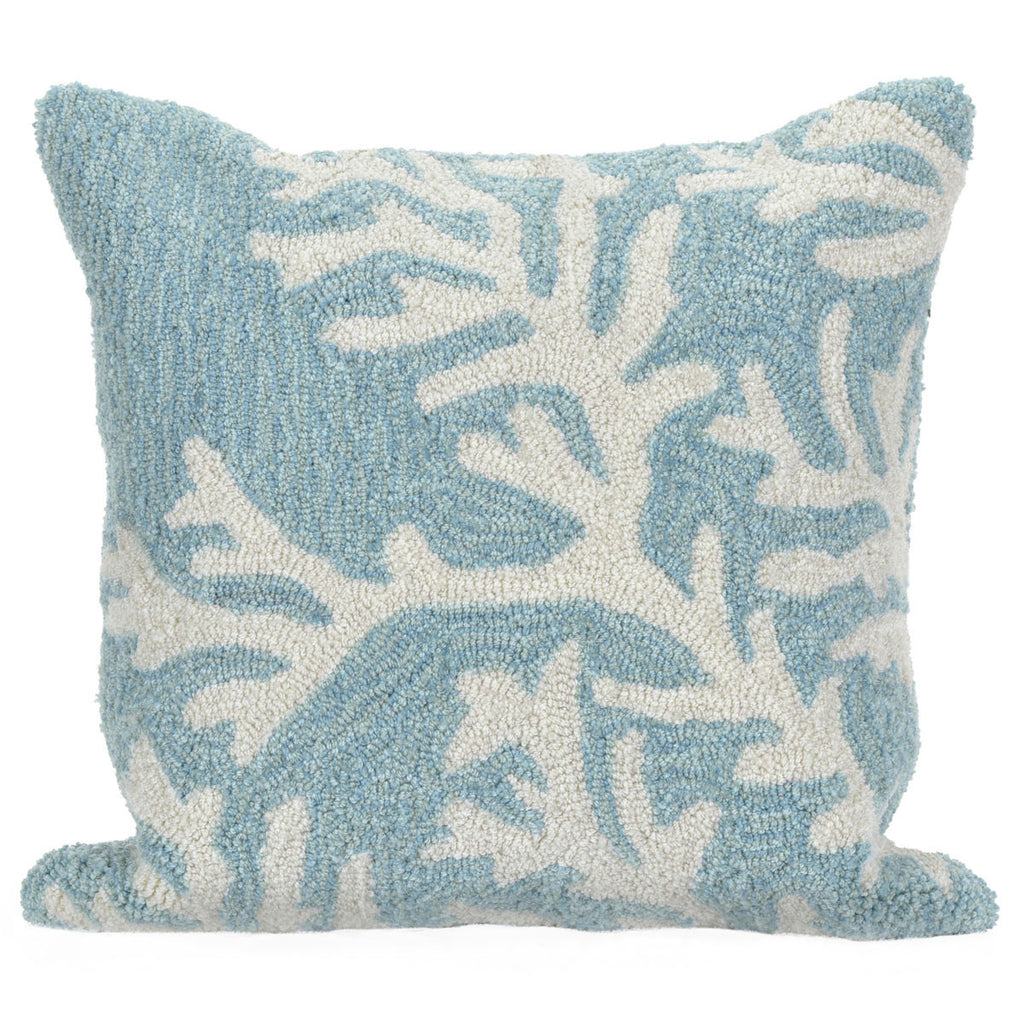 Barrier Reef Blue Indoor/Outdoor Pillow