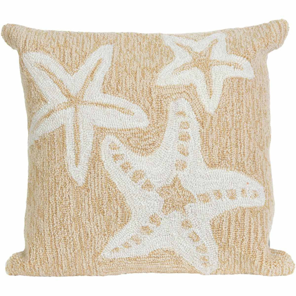 Starfish Sea Neutral Indoor/Outdoor Pillow - OVERSTOCK