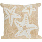 Starfish Sea Neutral Indoor/Outdoor Pillow - OVERSTOCK