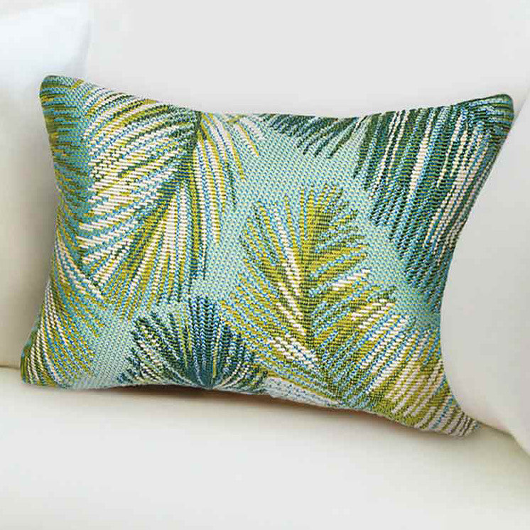 Padre Oblong Accent Pillow - Aqua