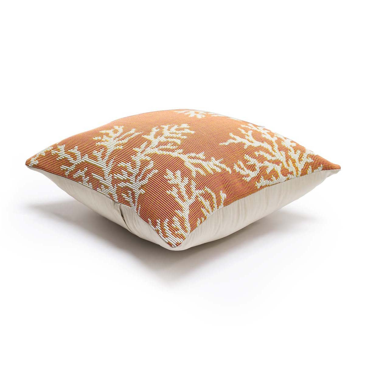Coral Crossings Indoor/Outdoor Pillow - Orange