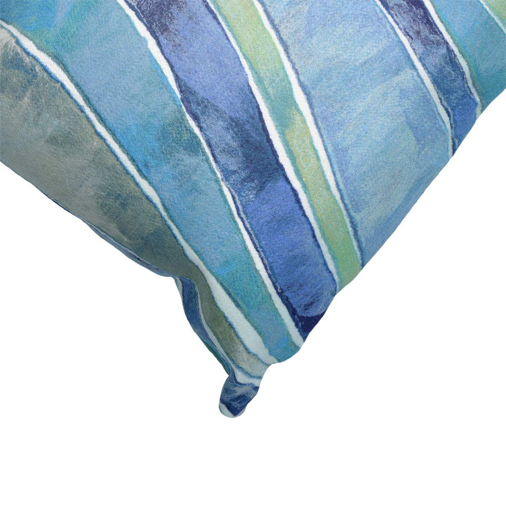 Marina Stripes Square Accent Pillow