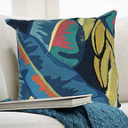 Banana Plant Square Accent Pillow