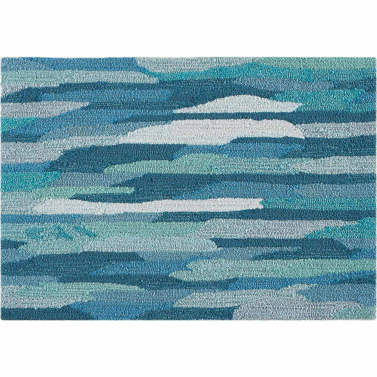 Abstract Tide Indoor/Outdoor Rug - 2 x 3 - OUT OF STOCK UNTIL 10/21/2026