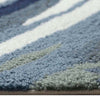 Coastline Curl Blue Indoor/Outdoor Rug - 2 x 3 - OUT OF STOCK UNTIL 10/21/2026