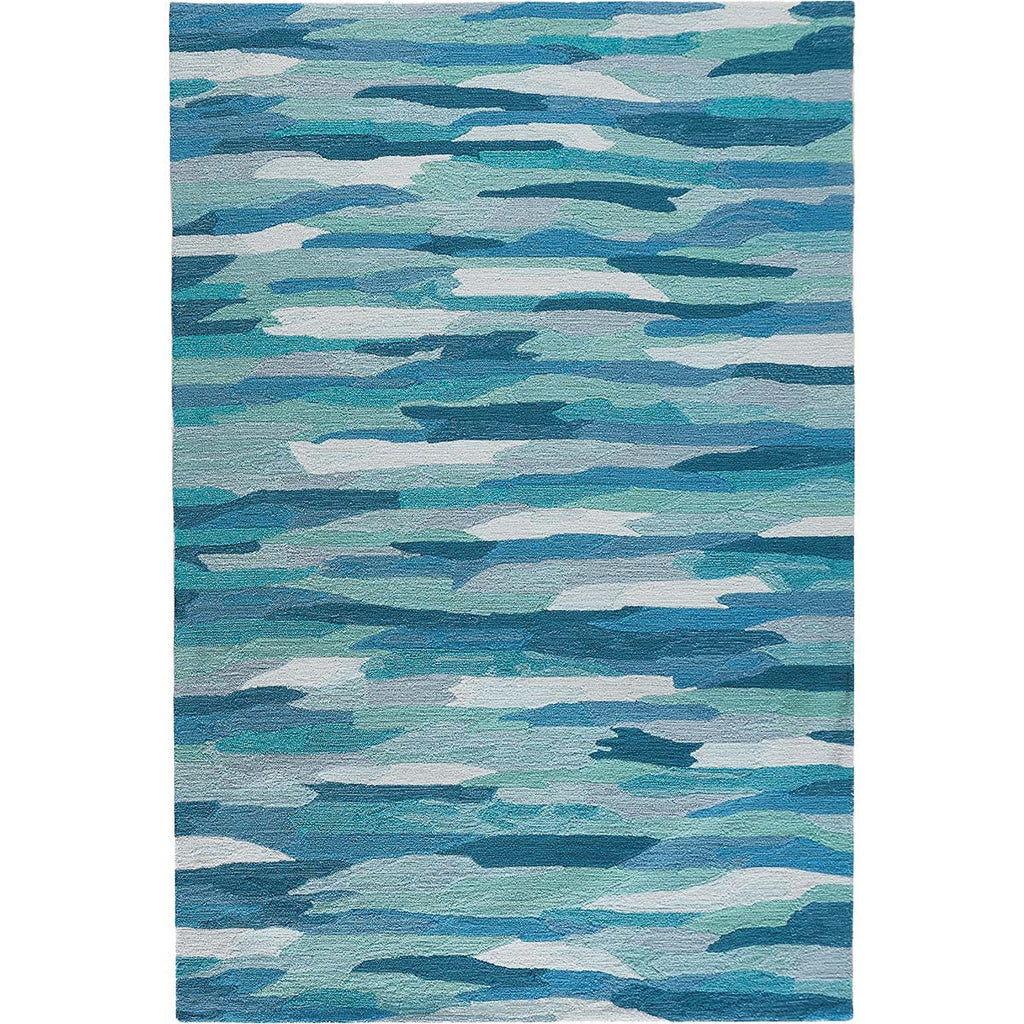 Abstract Tide Indoor/Outdoor Rug - 5 x 8