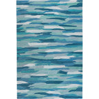 Abstract Tide Indoor/Outdoor Rug - 5 x 8