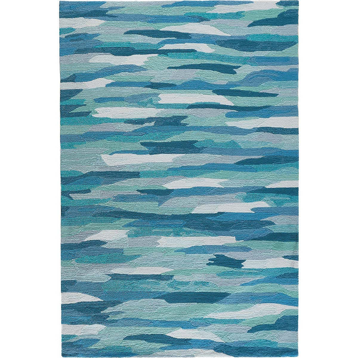 Abstract Tide Indoor/Outdoor Rug - 5 x 8