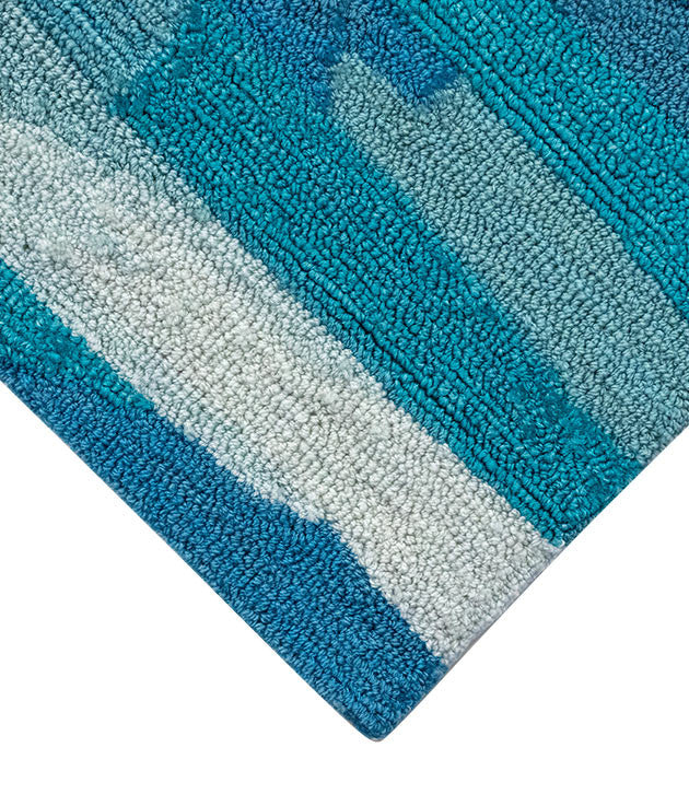 Abstract Tide Indoor/Outdoor Rug - 5 x 8