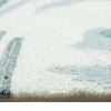 Coastline Curl Turquoise Indoor/Outdoor Rug - 5 x 8