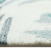 Coastline Curl Turquoise Indoor/Outdoor Rug - 8 Ft. Round - OUT OF STOCK UNTIL 09/11/2026