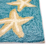 Carolina Starfish Aqua Indoor/Outdoor Rug - 2 x 8